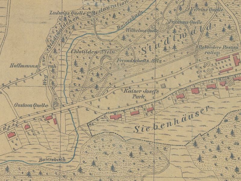 Mapa Liberce z roku 1882.